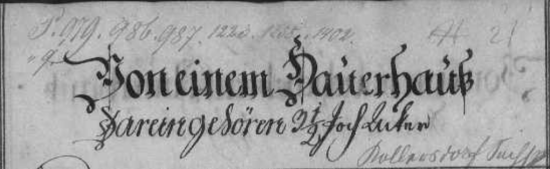 Titel des Grundbucheintrages, Quellenangabe siehe Ende des Posts