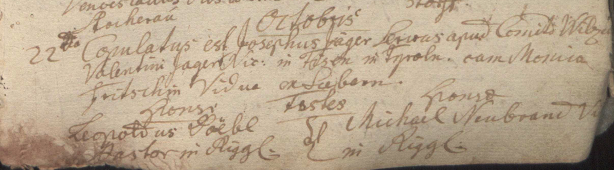 1769 Jäger Pürkl Hochzeit