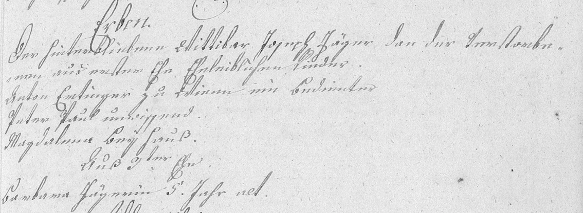 1777 Inventarium Monica Jäger Erben